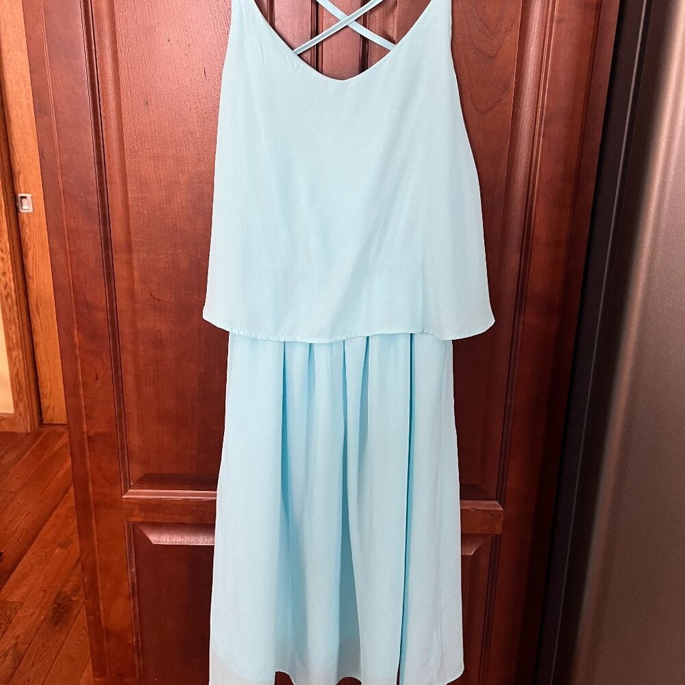 Light Blue Flowy Dress
